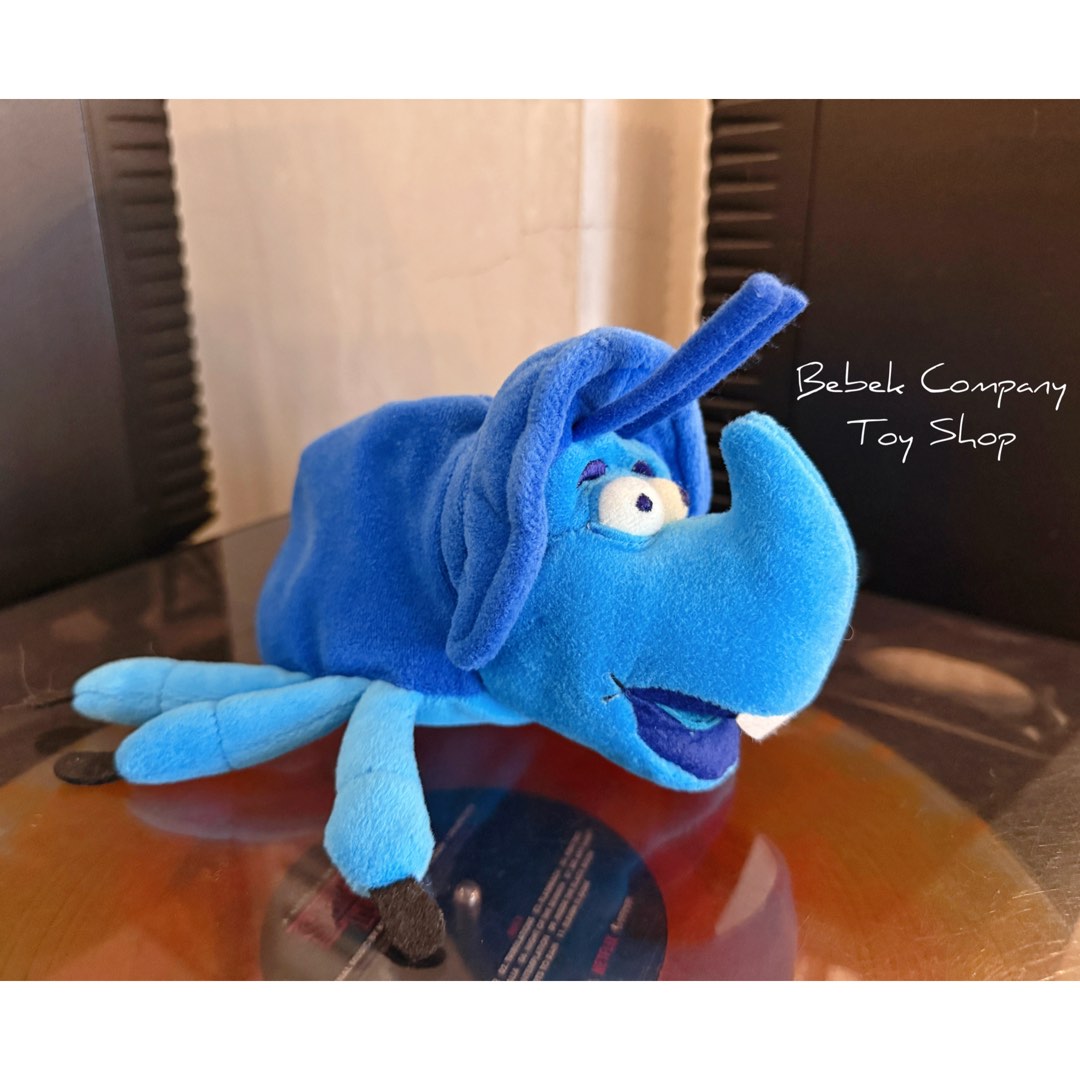 Dim Disney 美國古董玩具 Disney a bug's life 迪士尼 皮克斯 蟲蟲危機 Dim 迪姆 甲蟲 獨角仙 玩偶 娃娃, 書籍、休閒與玩具 ...