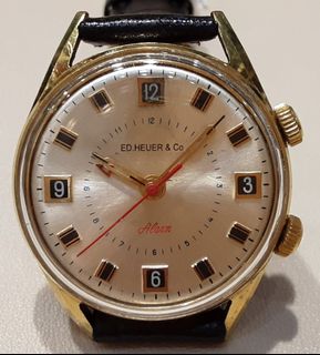 古董包金 ED.HEUER & CO 手上鏈响鬧錶64207222330115110