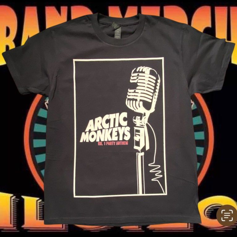ARCTIC MONKEYS BAND SHIRTS (Category: Tshirts & Polo Shirts ) located in Iloilo. Submitted by bandmerchiloilo (Listing ID 1377998306, Image 1). Description: PRODUCT DESCRIPTION : - % 100 Premium Cotton - Short Sleeve - Unisex T-Shirt. Suitable for ladies and gentlemen. - Available size XS to 3XL - DTF Print WASHING INSTRUCTION : - Hand wash or machine wash can be. - Do not iron on print Payment Method (Payment 1st Policy) - Gcash - Bank Transfer 