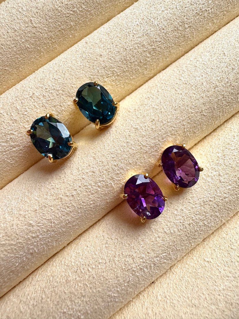 Birthstone Stud Earrings (Category: Earrings) located in Cavite. Submitted by daintyme.03 (Listing ID 1398044136, Image 2). Description: 💙BIRTHSTONE STUD EARRINGS💜 Starts at 14,000php 💙1.5ct (3tcw) Oval Cut Natural Gemstone 💜Starts at 1.5g of Gold 💙STANDARD and PAWNABLE Gold 💜18k and 14k Gold Available 💙Yellow, White, and Rose Gold Available 💜Other Gemstone Available 💙Other shapes and sizes available 💜Moissanite (all shape&size) Availab
