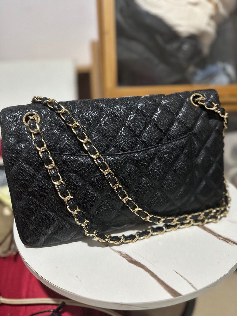 Chanel Classic Flap Bag Black (Category: Luxury Bags & Wallets) located in Manila. Submitted by lenore1213 (Listing ID 1398101768, Image 3). Description: Selling my vintage preloved bag i had this almost 4years now need to let go came from japan .