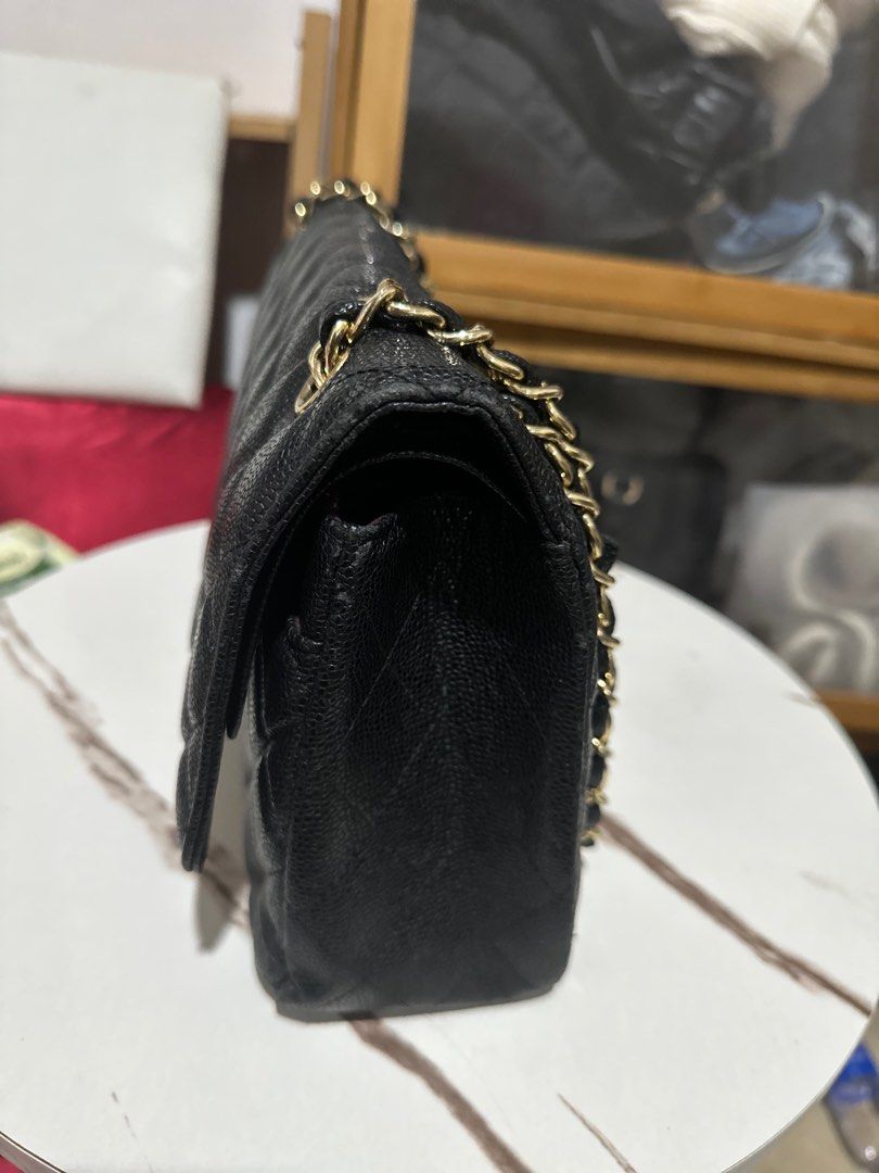 Chanel Classic Flap Bag Black (Category: Luxury Bags & Wallets) located in Manila. Submitted by lenore1213 (Listing ID 1398101768, Image 2). Description: Selling my vintage preloved bag i had this almost 4years now need to let go came from japan .