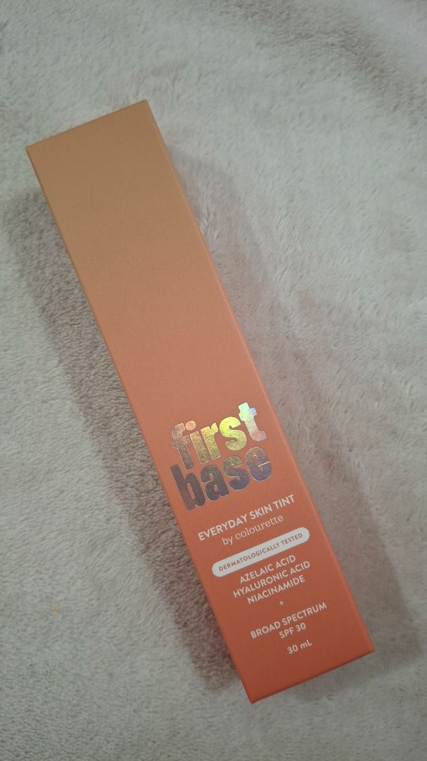 Colourette First Base Everyday Skin Tint in Anda (Category: Makeup) located in Paranaque City. Submitted by unashamedglutton (Listing ID 1398054324, Image 1). Description: First Base Everyday Skin Tint Shade: Anda SPF 30 Retails for 599 Manufactured in July 2024 Expires in June 2027 Brand new and never used Price is negotiable Payment via BDO, BPI, or GCash Buyer to shoulder shipping.