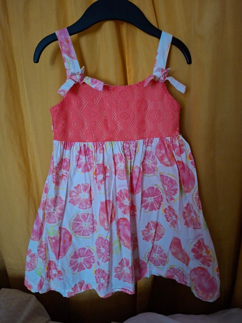 Coral dress (Category: Babies & Kids Fashion) located in Bacoor. Submitted by cloudcerine (Listing ID 1398002235, Image 1). Description: Brand: Blueberi Boulevard Dress Size: 6 Condition: VGUC Price: 150 No issue.