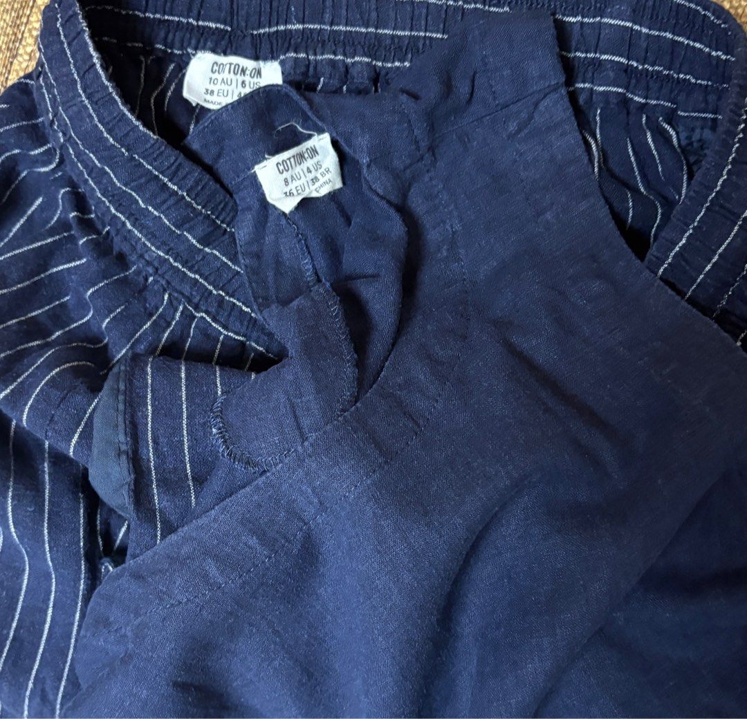 Cotton On Linen Coordinates (Category: Sets or Coordinates) located in Barugo. Submitted by green.trendsetter (Listing ID 1397980297, Image 3). Description: Closet clear-out!✨ Well-loved pieces looking for a new home 💕 Rfs: moving abroad.
