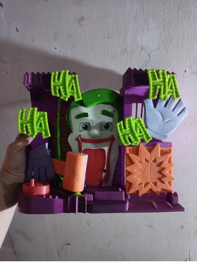 Dc comics batman joker fun house playset (Category: Action & Battle Toys) located in Caloocan City. Submitted by toys_r_here (Listing ID 1398039217, Image 1). Description: GOOD FOR GIFT AND COLLECTION as is po Good condition First to pay gets the item pa check nalng sa pic yun condition pm me for questions ship pwede lalamove jrs qc or marikina.