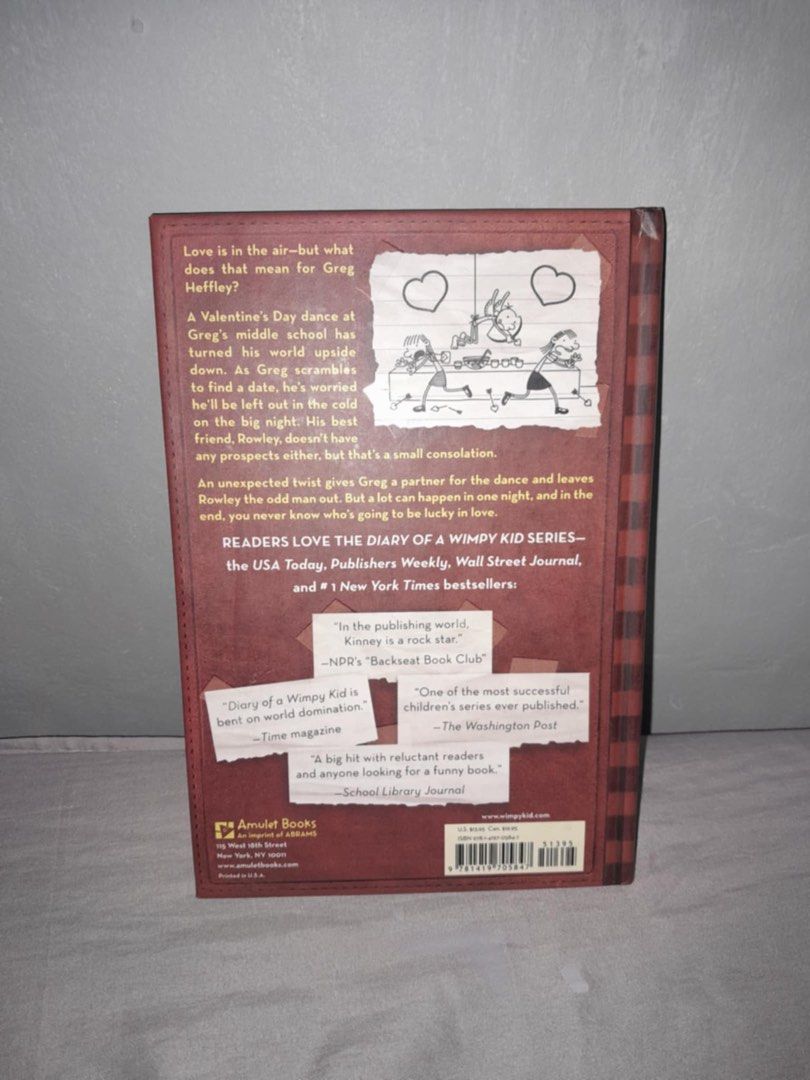 Diary of a Wimpy Kid: The Third Wheel (Category: Children's Books) located in Pasig City. Submitted by alaineeeee (Listing ID 1398095525, Image 2). Description: - loc: Kingstown 2, North Caloocan - Title: Diary of a Wimpy Kid: The Third Wheel - Author: Jeff Kinney - no annotations - minimal book stains - slightly rip at the back as show in the pic.