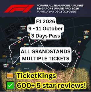 (Category: ) located in . Submitted by ticketkings (Listing ID 1398007161, Image 1). Description: .
