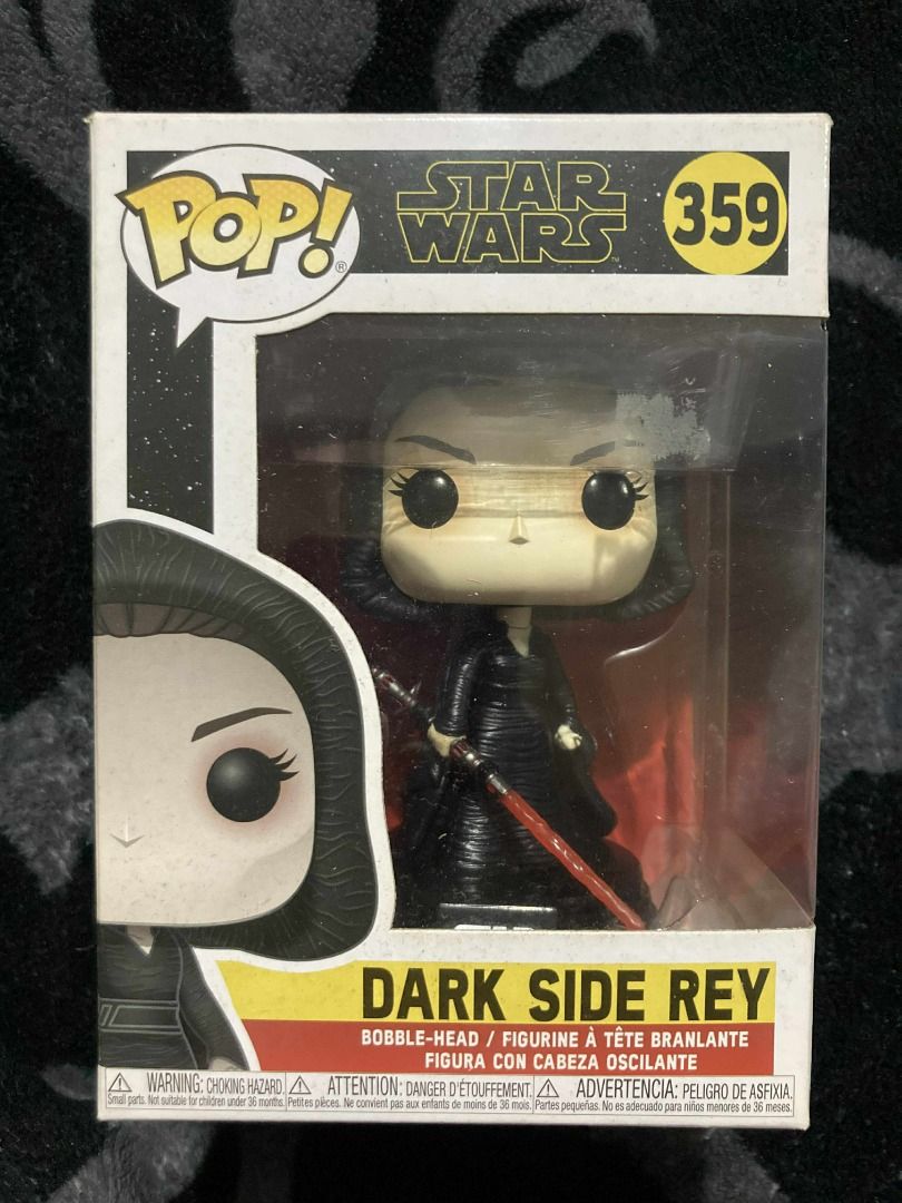 Funko Pop! Dark Side Rey #359 (Category: Designer & Blind Box Toys) located in Quezon City. Submitted by quinnzilla (Listing ID 1398025653, Image 1). Description: - Never out of box (NOOB) - Lowest price posted .