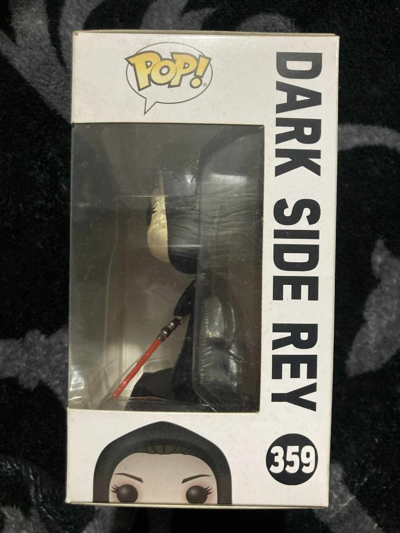 Funko Pop! Dark Side Rey #359 (Category: Designer & Blind Box Toys) located in Quezon City. Submitted by quinnzilla (Listing ID 1398025653, Image 2). Description: - Never out of box (NOOB) - Lowest price posted .