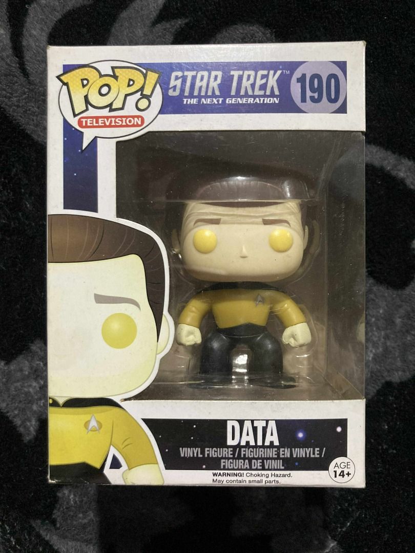 Funko Pop! Star Trek: The Next Generation Data #190 Rare Vaulted (Category: Designer & Blind Box Toys) located in Quezon City. Submitted by quinnzilla (Listing ID 1398021506, Image 1). Description: - Rare, vaulted - NOOB but old box.