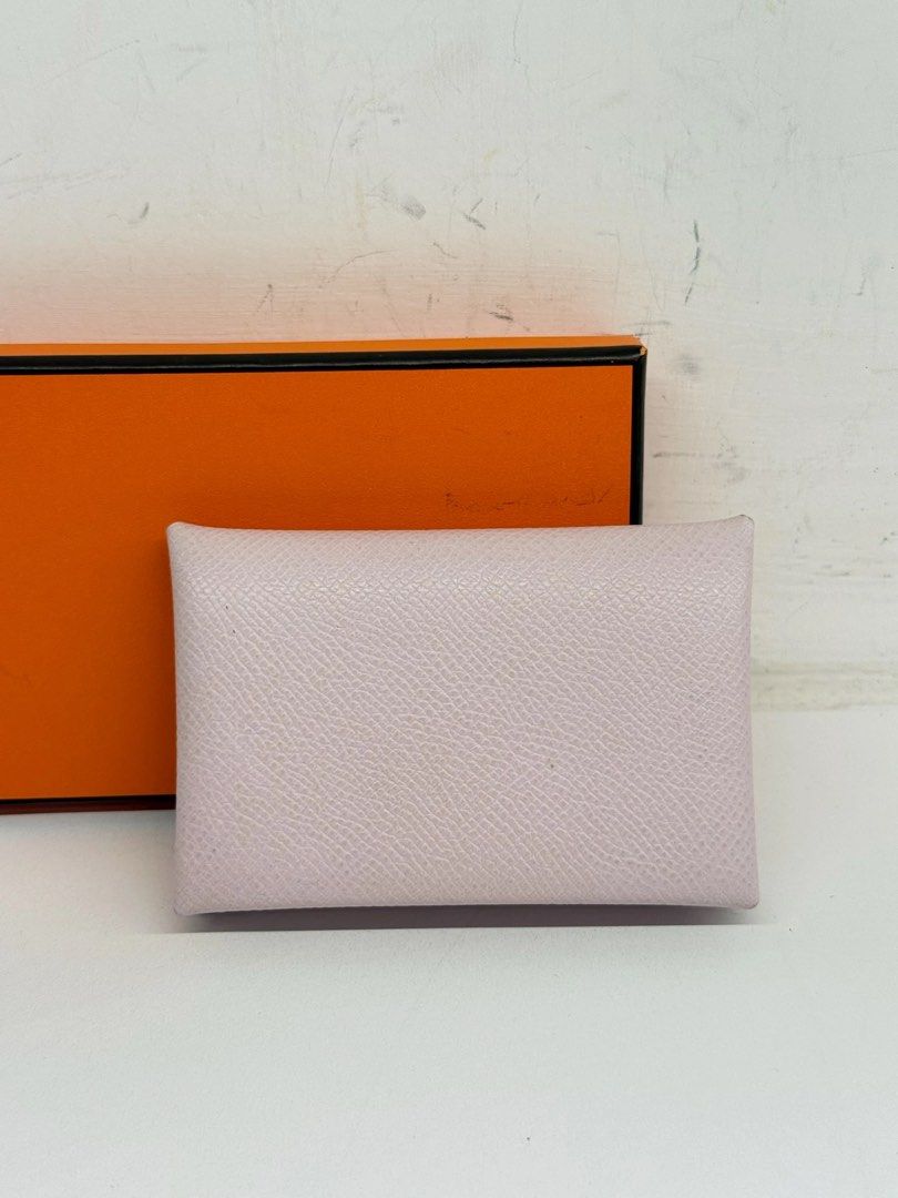 Hermes Calvi Cardholder Epsom (Category: Luxury Bags & Wallets) located in Quezon City. Submitted by __12345 (Listing ID 1398050368, Image 2). Description: - Preorder (2 weeks eta) - 9/10 condition - Stamp U (2022) - Includes box - Available for meet ups around Metro Manila - Detailed photos available upon request - Guaranteed authentic or money back! Open to sourcing requests! Send us a message 💌🛍️.
