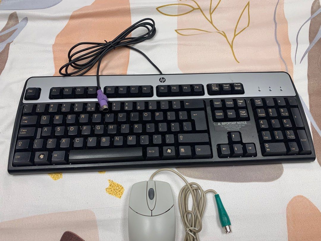 HP Original PS2 Keyboard plus Generic PS2 Mouse set (Category: Computer Keyboard) located in Paranaque City. Submitted by seb_trading (Listing ID 1398012746, Image 3). Description: packaged mouse and keyboard set for P299 authentic HP keyboard and generic mouse both PS 2 plugs almost new no damage all keys working last price Paranaque area 20sets available buy only keyboard for P250.