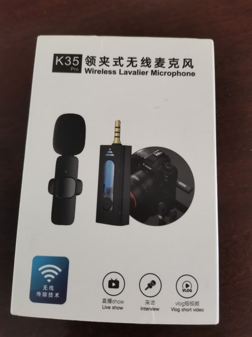 K35 Wireless Lavalier Microphone