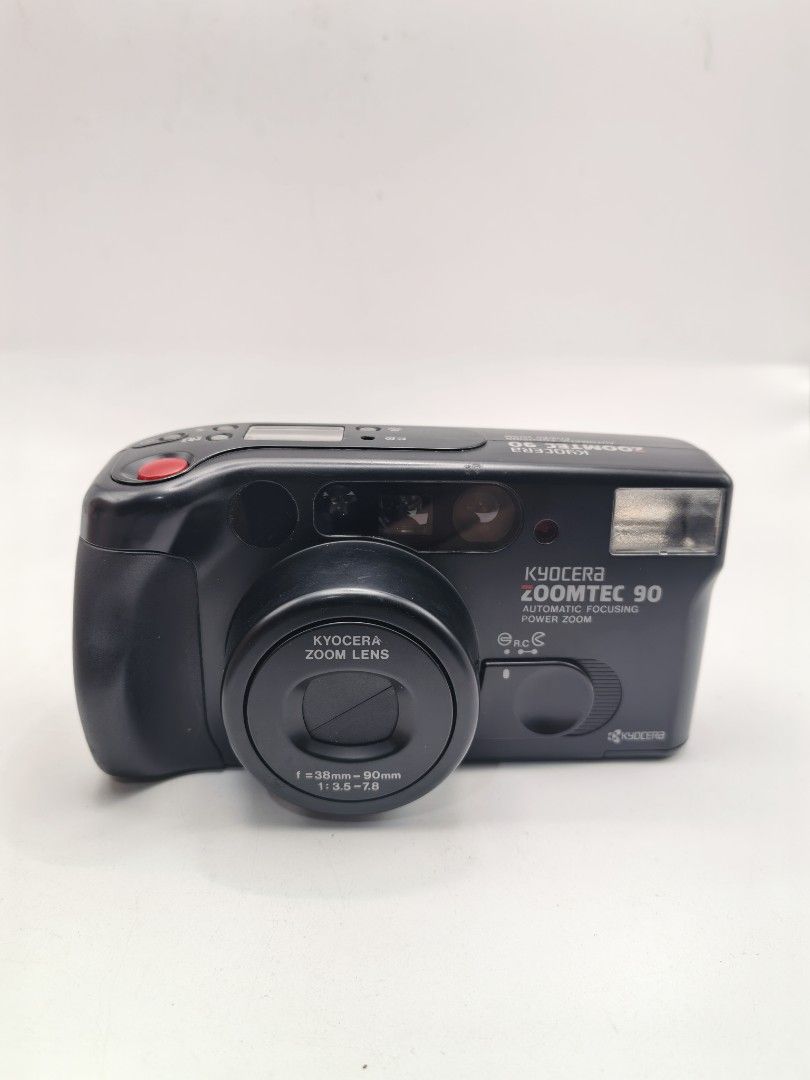 Kyocera Zoomtec 90 (Category: Cameras) located in Cebu City. Submitted by dudes_villanueva (Listing ID 1398147895, Image 1). Description: Kyocera Zoomtec 90 Note: Tested Functional. Not roll Tested. All sales final and non-refundable. Battery not included for testing and demo only. 📌A 35mm film autofocus compact camera that was also sold as the Yashica Zoomtec 90. 📌The camera was manufactured by Kyocera and released around 1990. 📌It features a