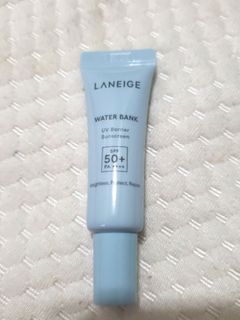 laneige 水庫補濕清爽防曬霜SPF50+ PA++++ Water Bank UV Barrier Sunscreen SPF50  10ml64204534565891110