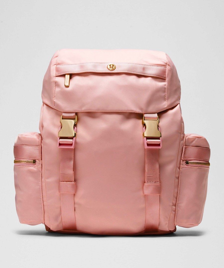 Lululemon Wunderlust Mini Backpack 14L (Category: Backpacks) located in Marikina City. Submitted by smthxtra (Listing ID 1398057218, Image 1). Description: Dimensions: 25.5cm x 14cm x 35.5cm (10” x 5.5” x 14”) Volume: 14L Fits most water bottles up to 32oz (946ml) Product Features(Click to Close) Zippered side pockets Quick-access zippered pocket on front flap Interior pocket designed to hold your water bottle Interior pocket fits a tablet.