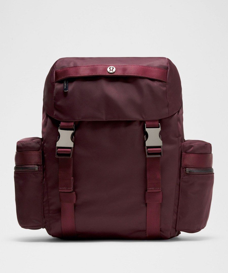 Lululemon Wunderlust Mini Backpack 14L (Category: Backpacks) located in Marikina City. Submitted by smthxtra (Listing ID 1398057465, Image 1). Description: Dimensions: 25.5cm x 14cm x 35.5cm (10” x 5.5” x 14”) Volume: 14L Fits most water bottles up to 32oz (946ml) Product Features(Click to Close) Zippered side pockets Quick-access zippered pocket on front flap Interior pocket designed to hold your water bottle Interior pocket fits a tablet.