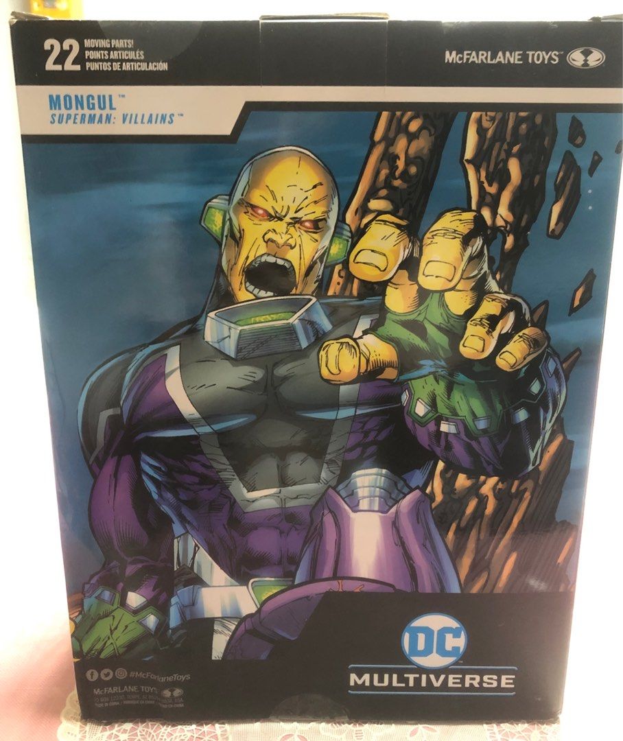 McFarlane Superman Villains: Mongul (Category: Figurines & Statues) located in Binan City. Submitted by elf.0000 (Listing ID 1398043867, Image 3). Description: P2,200.00 plus shipping cost Brand new but box is not in mint condition Not recommended for mint collectors What you see is what you get Payment via gcash Ship thru jnt/lalamove.