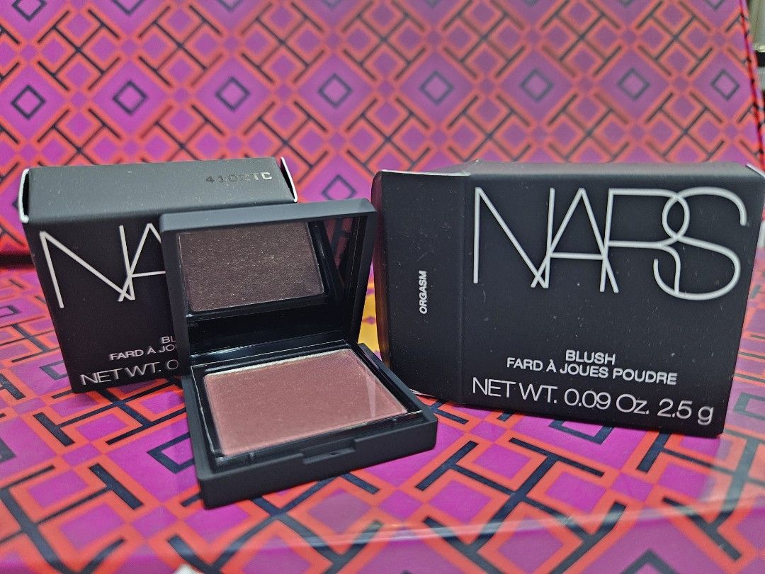 Nars mini size blush Orgasm 2.5g / Behave 1.2g (Category: Makeup) located in Manila. Submitted by arianne0828 (Listing ID 1322384747, Image 2). Description: brand new mini size nars blush shade: *orgasm 2.5g (780) *behave 1.2g ( 699) pickup Binondo manila.