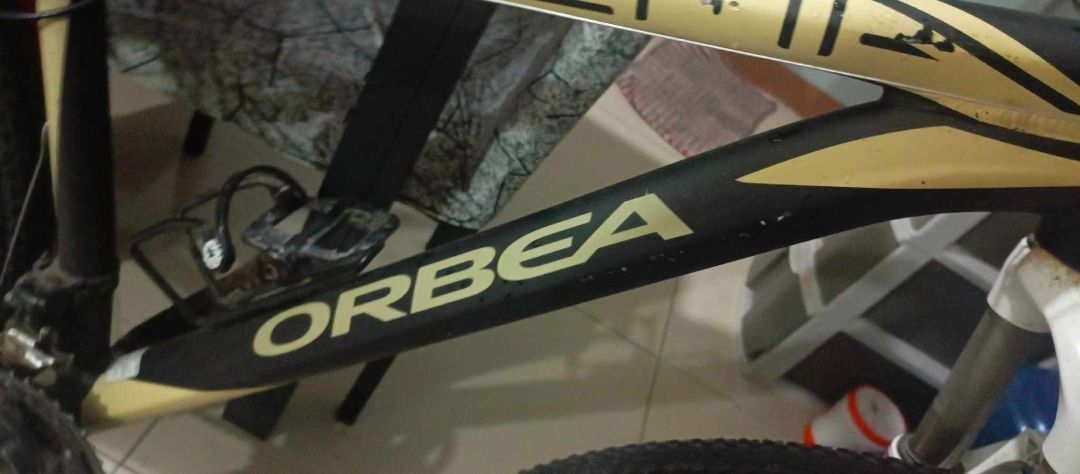 Orbea MTB 29ers (Category: Bicycles) located in General Mariano Alvarez. Submitted by mihabubotz (Listing ID 1398151288, Image 2). Description: -Please message for some parts to be replaced/repaired - Quite negotiable for SURE BUYER to get this within the week Orbea mountain bike - Black and gold frame - Front suspension - Disc brakes - Includes water bottle cage - Good tire condition - Black seat and handlebar Frame- Orbea Elite Shifters- Shiman