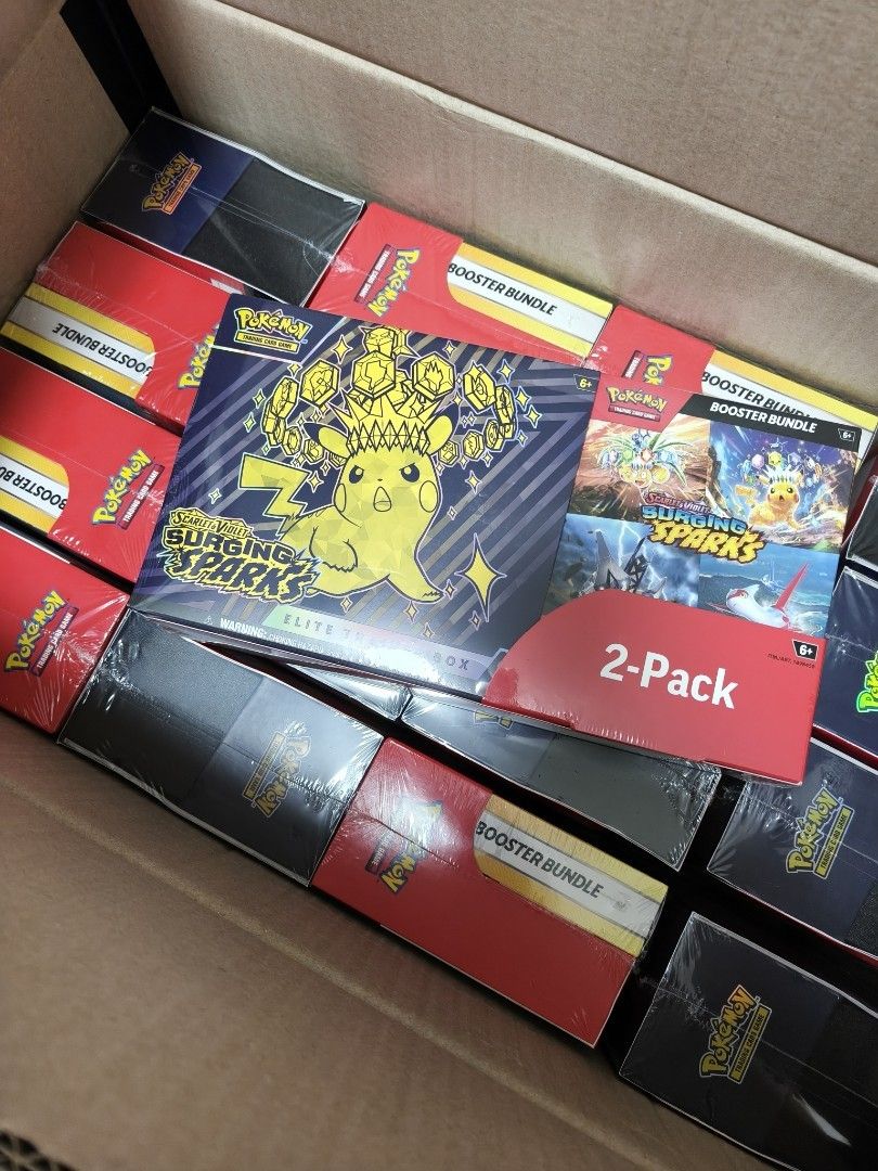 costco pokemon cards surging sparks 2-pack bundle, Toys & Collectibles, Trading Cards, Card Boxes & Cases on Carousell Costco Pokemon Surging Sparks 2-Pack