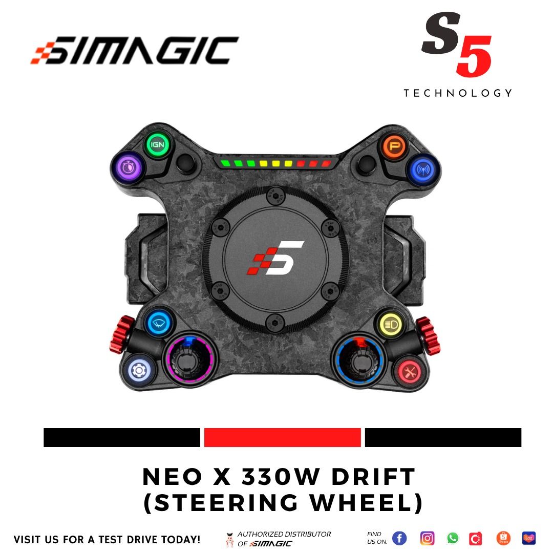 Simagic Neo X 330W ( Steering Wheel) // Simagic // Steering Wheel ...