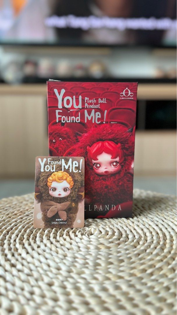 は*ち様 SKULLPANDA XG & Sneaky Chestnut の2点 POPMART - SKULLPANDA You Found Me! (Sneaky Chestnut), Hobbies