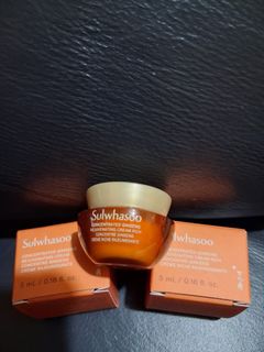 SULWHASOO 雪花秀 concentrated ginseng renewing cream 濃縮人參煥膚霜 每個 5ml 每個 40元 到期日2028年64234842199553110