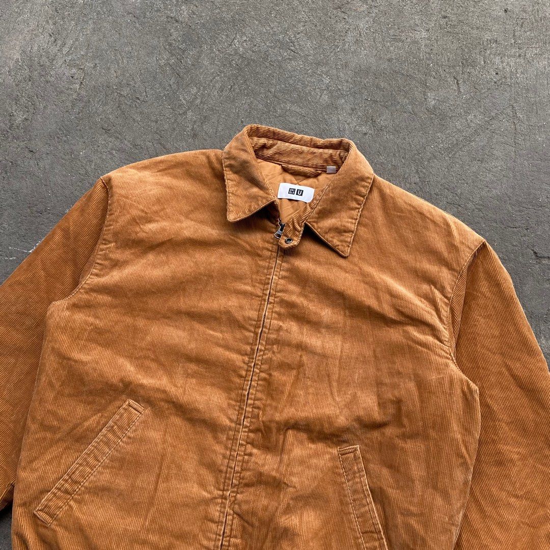 Uniqlo Corduroy Padded Blouson Jacket (Category: Coats, Jackets and Outerwear) located in Calamba. Submitted by thriftguide (Listing ID 1398090799, Image 3). Description: Uniqlo Corduroy Padded Blouson Jacket Authentic Like New Condition Medium on tag, Fits XL Width: 23.5” Length: 25” - 1,200 Only!.