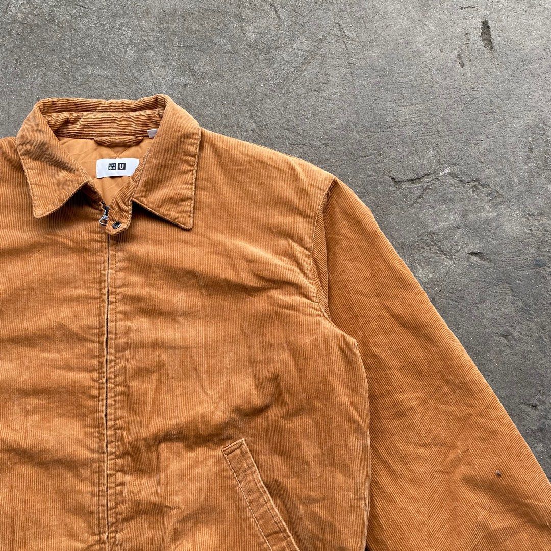 Uniqlo Corduroy Padded Blouson Jacket (Category: Coats, Jackets and Outerwear) located in Calamba. Submitted by thriftguide (Listing ID 1398090799, Image 2). Description: Uniqlo Corduroy Padded Blouson Jacket Authentic Like New Condition Medium on tag, Fits XL Width: 23.5” Length: 25” - 1,200 Only!.