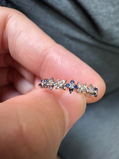 18k金藍寶石鑽石戒指64226037712513110