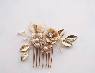 新娘頭飾 粉色 晚裝頭飾64214998824578110