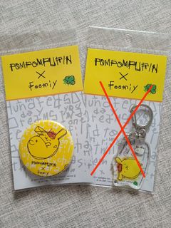 布甸狗 pompompurin x Foomiy 日本製 襟章 pin64206603103233110