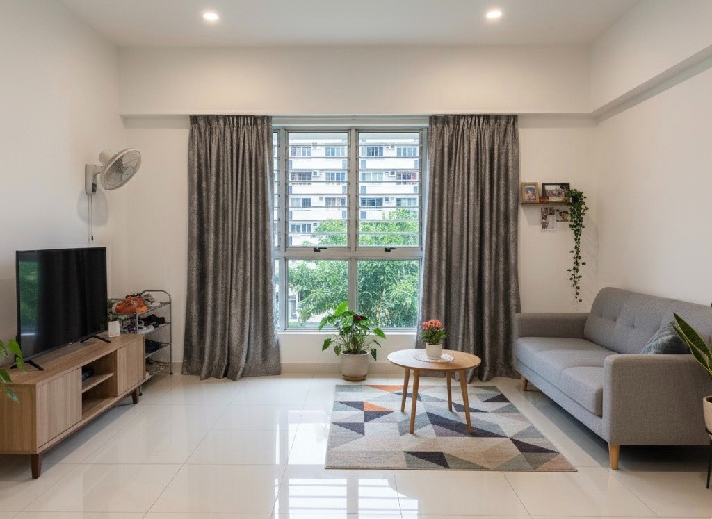 Curtain SET for 5 long windows, 1 short window, Furniture & Home Living ...
