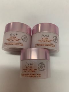 Fresh rose deep hydration face cream 7ml 玫瑰面霜64211135187457110
