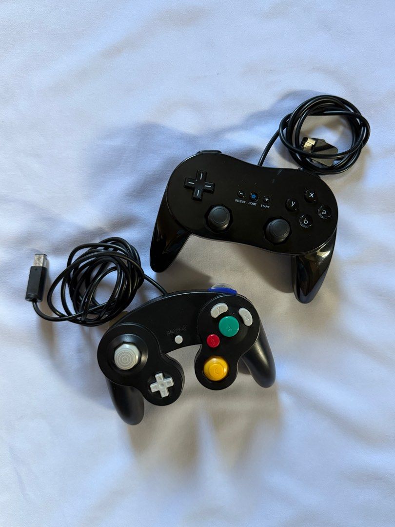 Gamecube and Wii controller (Set) (Category: Nintendo) located in Cagayan de Oro. Submitted by mentallyfatigue (Listing ID 1398268334, Image 1). Description: - No issues - Plug and play to your Wii or GameCube - GameCube controller compatible for Nintendo Wii too.