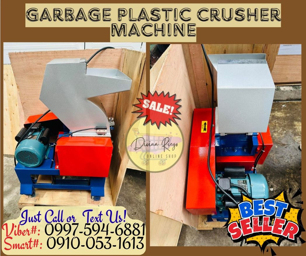 Garbage Plastic Crusher Machine PC180A 100% Good Quality (Category: Waste Bins & Bags) located in Manila. Submitted by marielhyn-09975946881 (Listing ID 1398254061, Image 1). Description: 🌏 We Can Deliver Nationwide 👉 AP Cargo, LBC & Lalamove etc. Price: 180,192 💥 PC180A Garbage Plastic Crusher Machine Specification: Model: PC180A Diameter Crushing Chamber: 190x165 Crushing Ability: 300-100kg/h Motor Power: 2.2(3HP) Fixing Cutter: 2pcs Flexibl