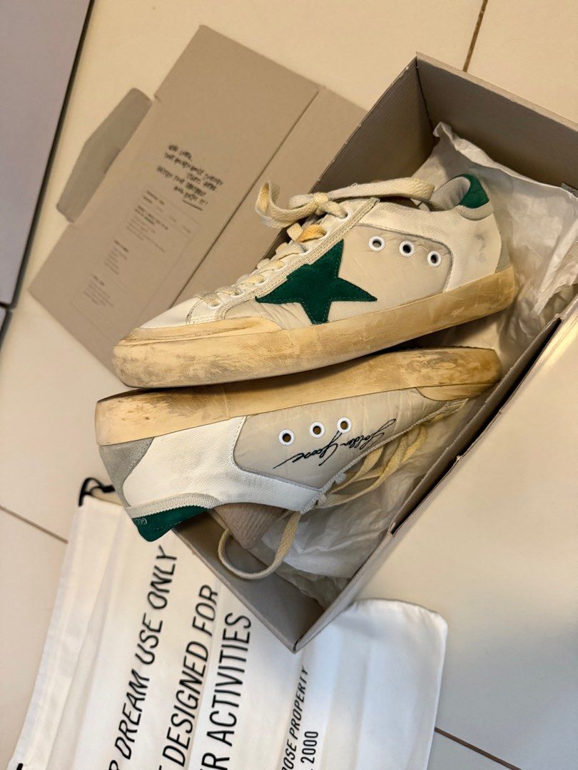 Golden Goose Shoes (Category: Sneakers) located in Manila. Submitted by shopsbyncs (Listing ID 1398190280, Image 1). Description: Original Used only three times Size 39 .