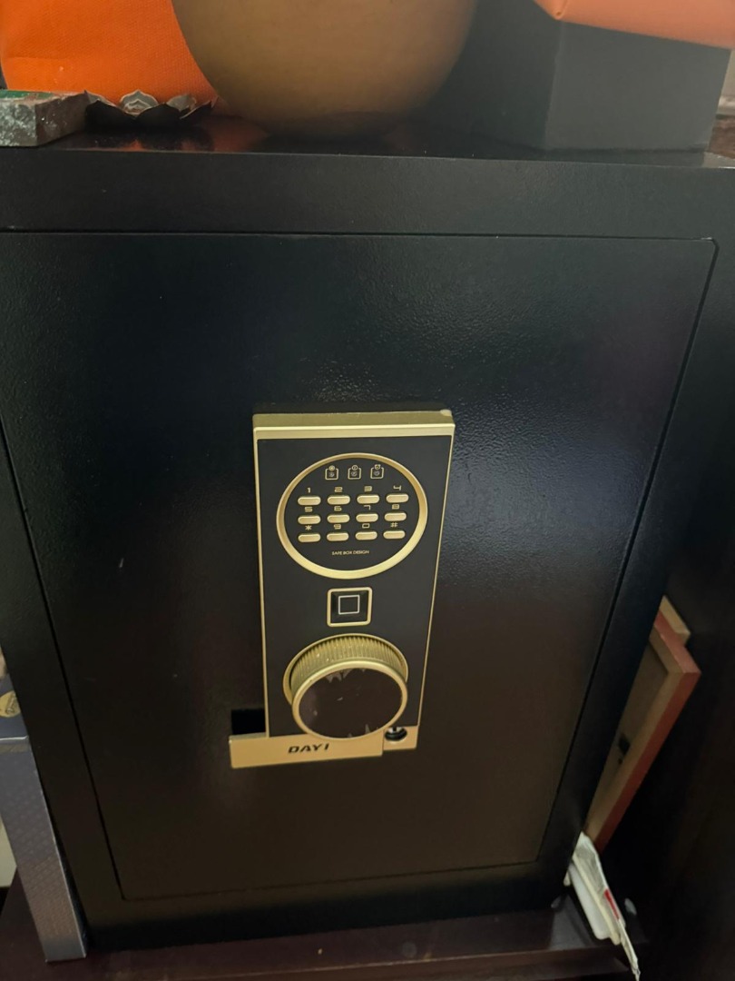 Heavy-Duty Anti-Theft Safe Box | Electronic Keypad + Knob Double ...