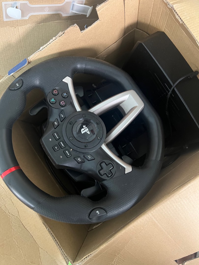 HORI RWA Racing Wheel Apex PS4/PS3, Video Gaming, Gaming Accessories ...