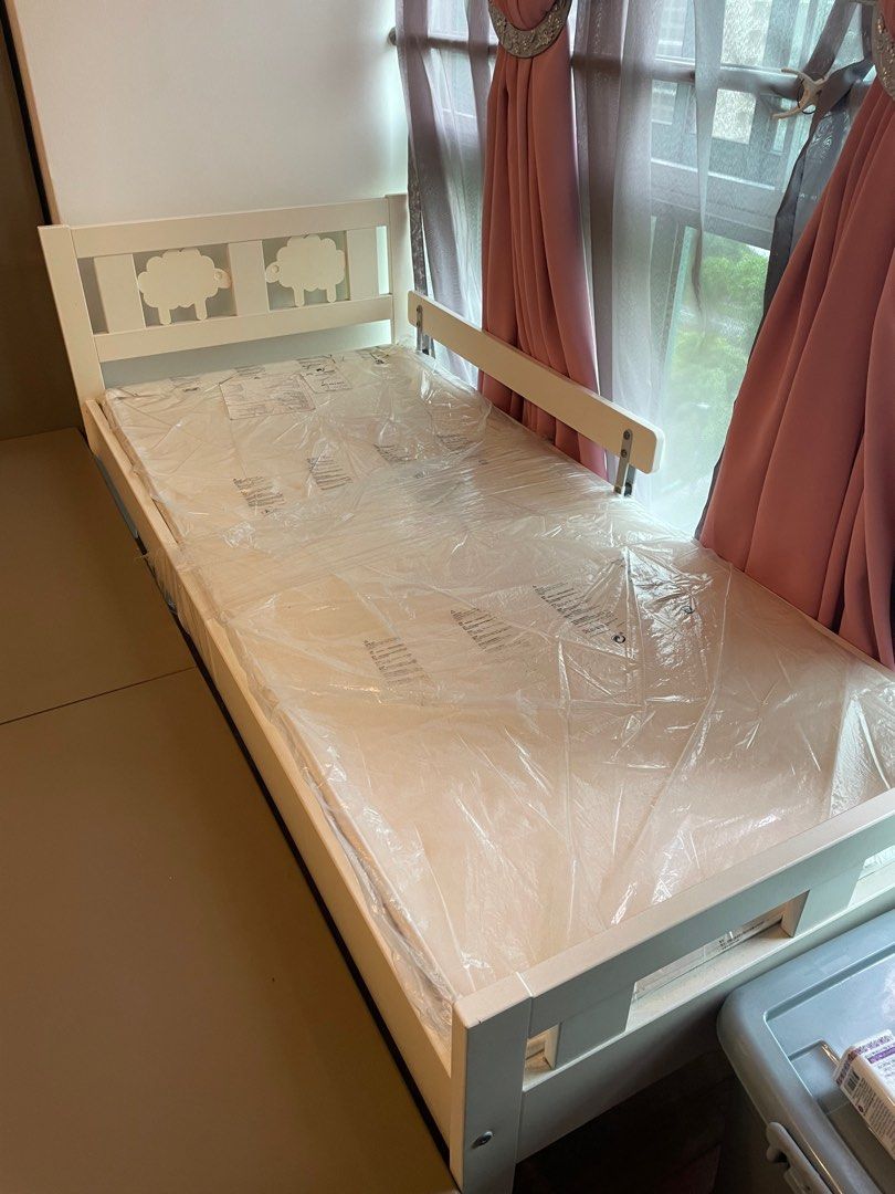 IKEA Sniglar Bed Frame with Mattress, Furniture Home Living