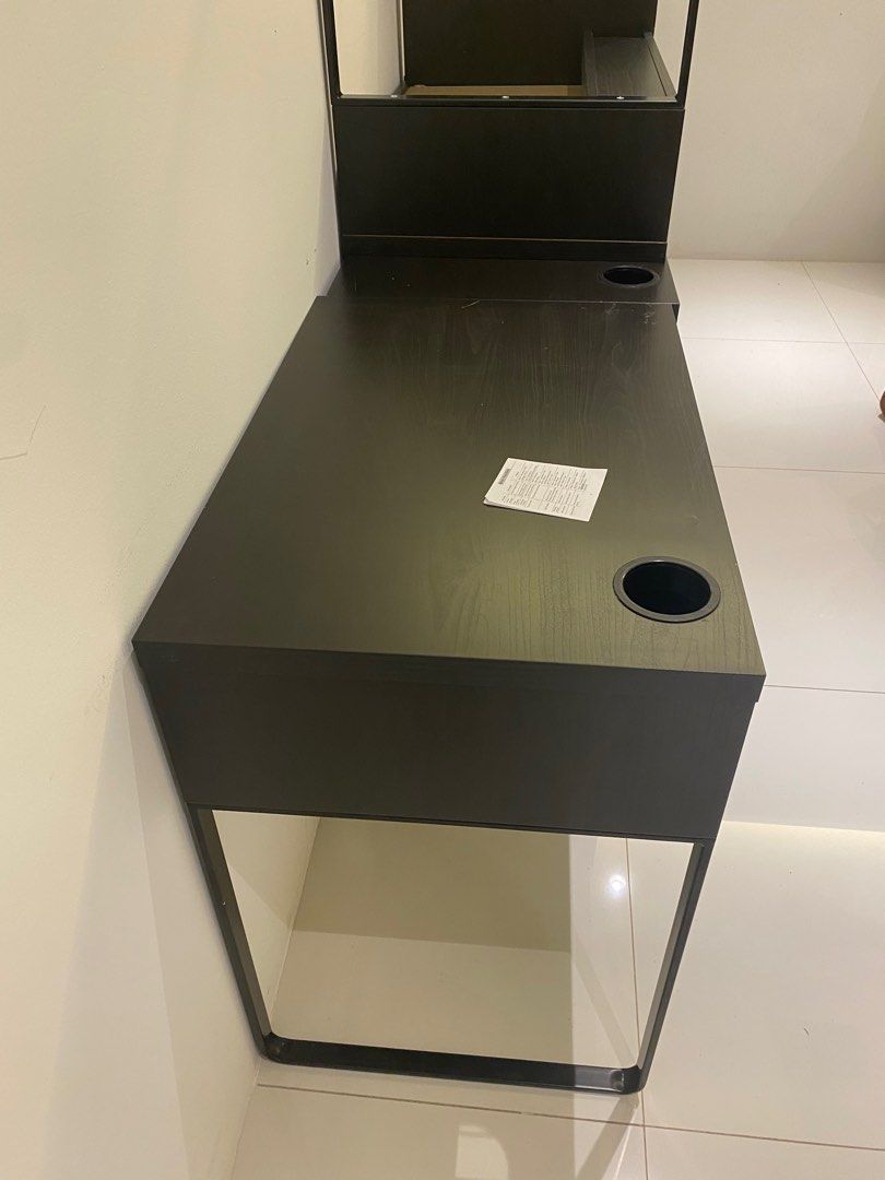 ikea study table (Category: Tables & Sets) located in Kuala Lumpur. Submitted by luxurious1989 (Listing ID 1398257944, Image 1). Description: some like new and some have mark.light used.do pm me for more pic.normal price rm680..