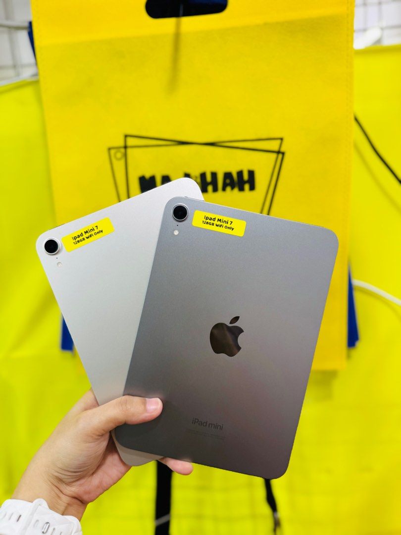 Ipad MINI 7 128GB Wifi only 97BH no issues (Category: iPad) located in San Juan City. Submitted by najihahtelecomshop2018 (Listing ID 1398312786, Image 3). Description: Legit Store | Original unit FOR SALE | TRADE / SWAP ▫️INSTALLMENT thru: 🔸Credit Card (straight / installment) 🔸Ggives / Gcredit + 6% interest 🔸Spay Later + 6% interest (RFS: Buy and Sell any kinds of Gadgets) Description: Ipad Mini 7 128GB 97BH NTC APPROVED Wifi only No hidden 