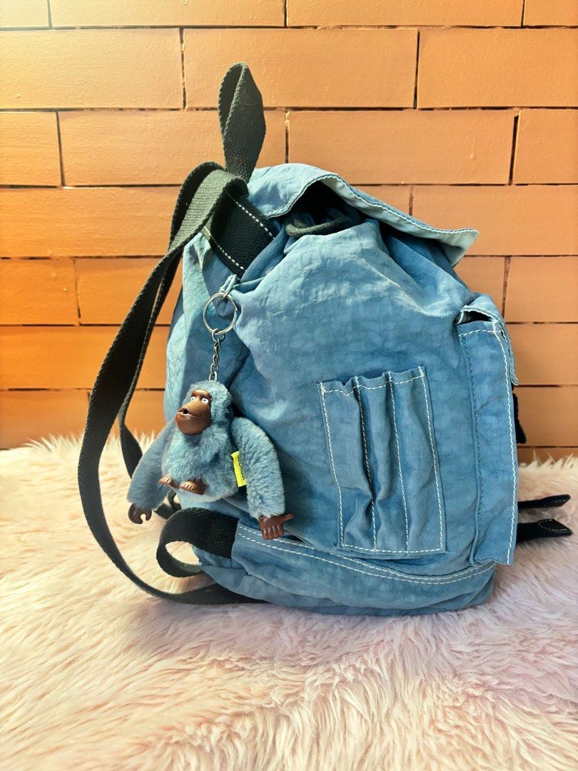 Kipling Vintage Mini Backpack (Category: Backpacks) located in Las Pinas. Submitted by kcs_closet (Listing ID 1398221580, Image 2). Description: Slightly negotiable Can fit Ipad 10, can put a lot of stuff With 2 pockets in front Zipper on right side (access inside) 3 ballpen pockets on left side Intact zippers Includes monkey keychain Original RFS: Decluttering .