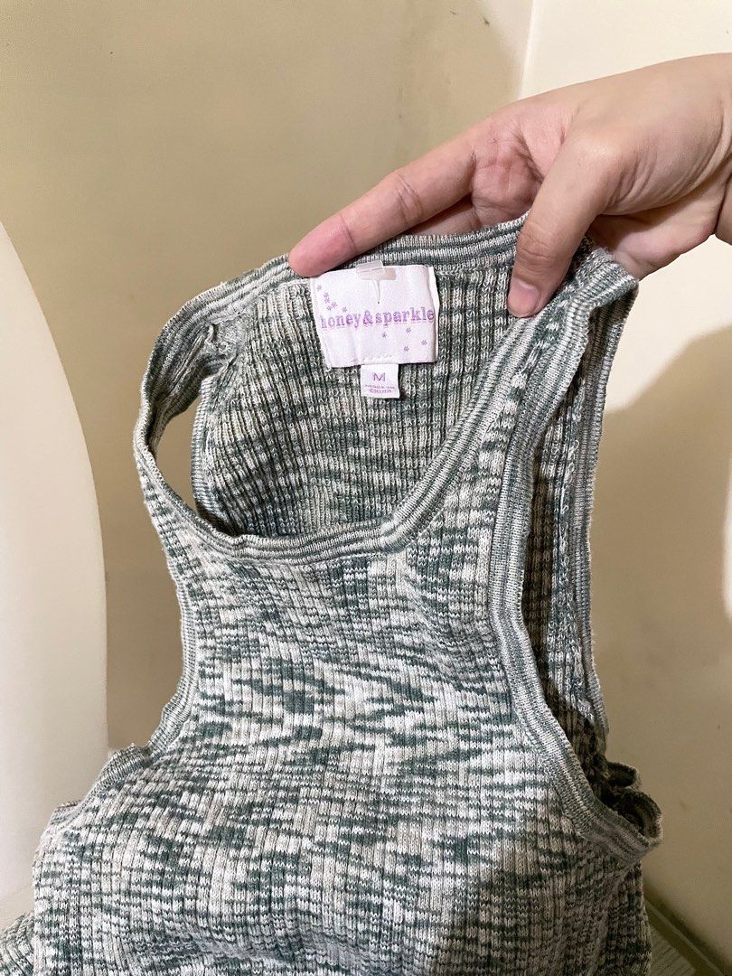 knitted halter dress (Category: Dresses) located in Quezon City. Submitted by _decluttermica (Listing ID 1398270241, Image 2). Description: length 41' | super nice swear!.