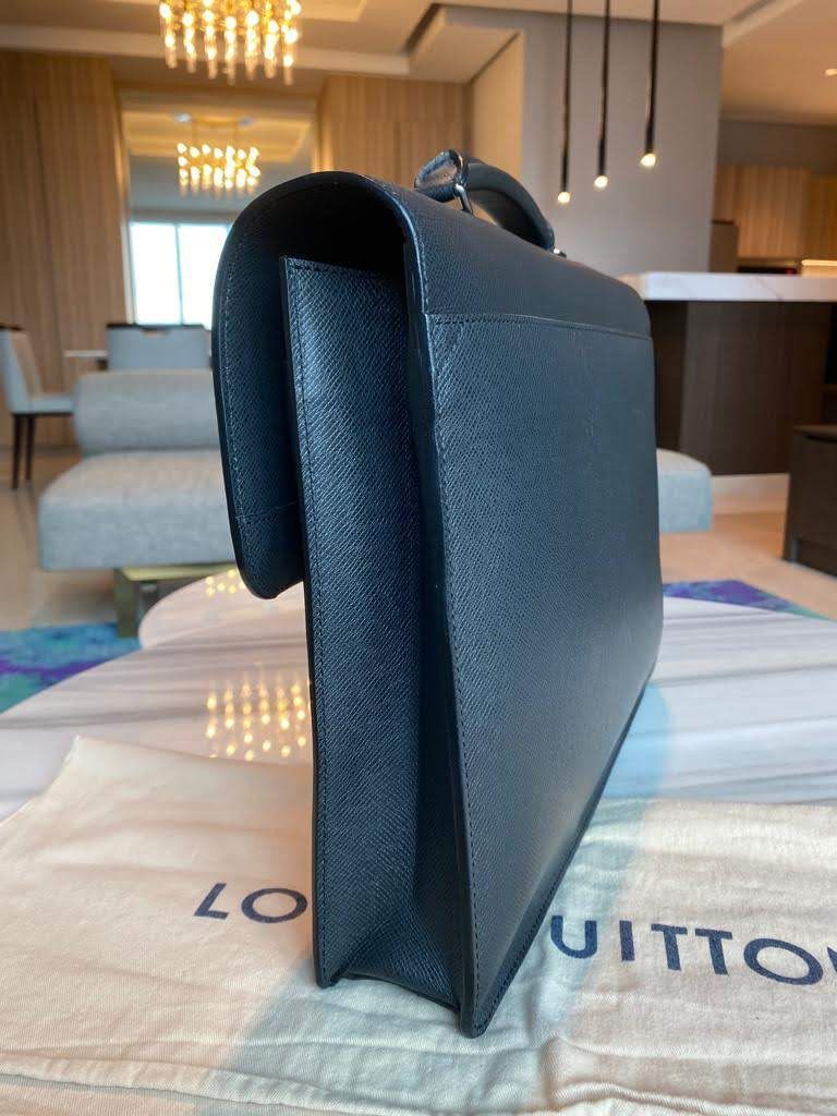 LV Louis Vuitton Briefcase LV M34426 (Category: Luxury Bags & Wallets) located in Taguig. Submitted by dianek01 (Listing ID 1398180337, Image 2). Description: Authentic LV M34426 Associe Cart 1 Taiga Leather 100% money back good as brand new 40 x 30 x 6 cm - ( length x height x width ) - 1 back flat pocket - 3 internal flat pockets - 1 zipped pocket - 1 magnetic flat pocket on the front With dustbag and receipt pick up from bgc.
