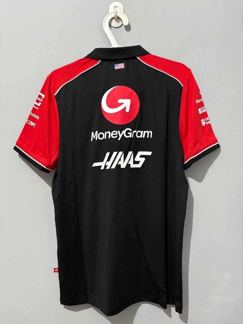 Haas F1 チーム ポロシャツ MoneyGram ハース F1 マネーグラム 2025 チーム ポロ