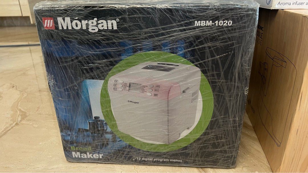 Morgan Bread Maker (Category: Breadmakers) located in Petaling Jaya. Submitted by wen88wen (Listing ID 1398243735, Image 3). Description: I not really into baking so want to let go this bread maker. It’s still in seal pack as per picture..