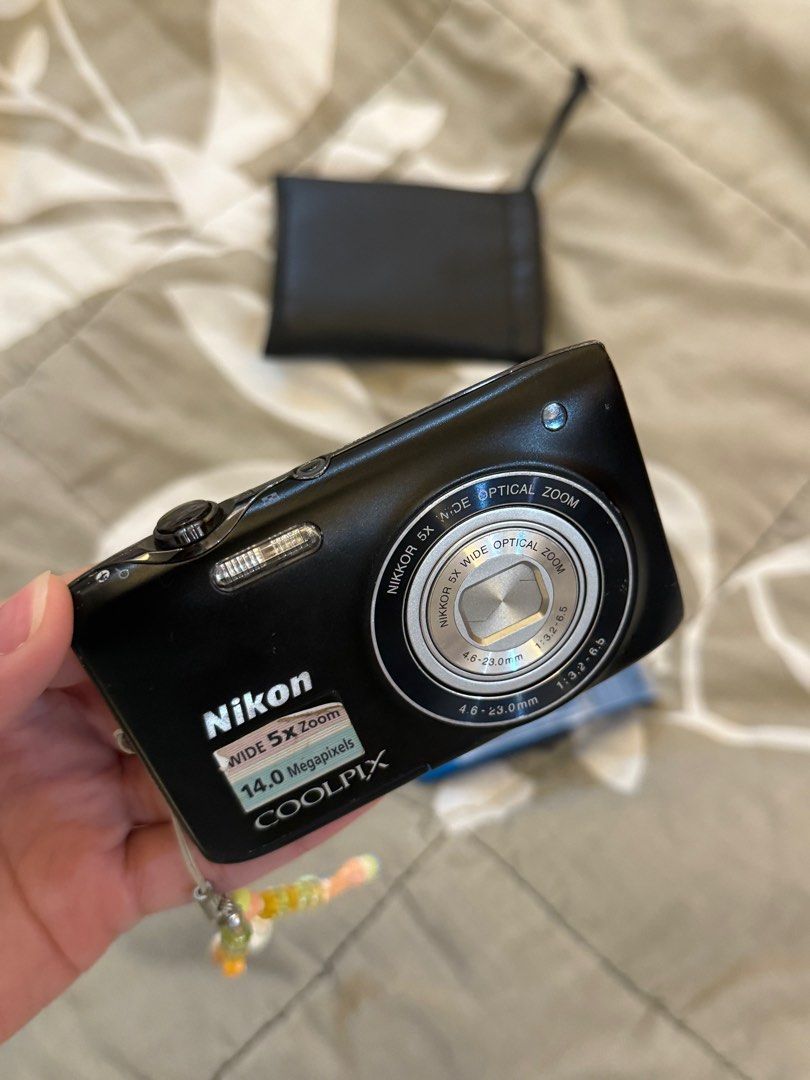 Nikon Coolpix S3100 (Category: Cameras) located in Manila. Submitted by deamrclno66967 (Listing ID 1398305329, Image 3). Description: - Nikon Coolpix Digital Camera - 14.0 Megapixel Sensor - 5x Zoom - Includes: Black Pouch and Battery Charger - Video Button not working ❌ - No battery included ❌ .